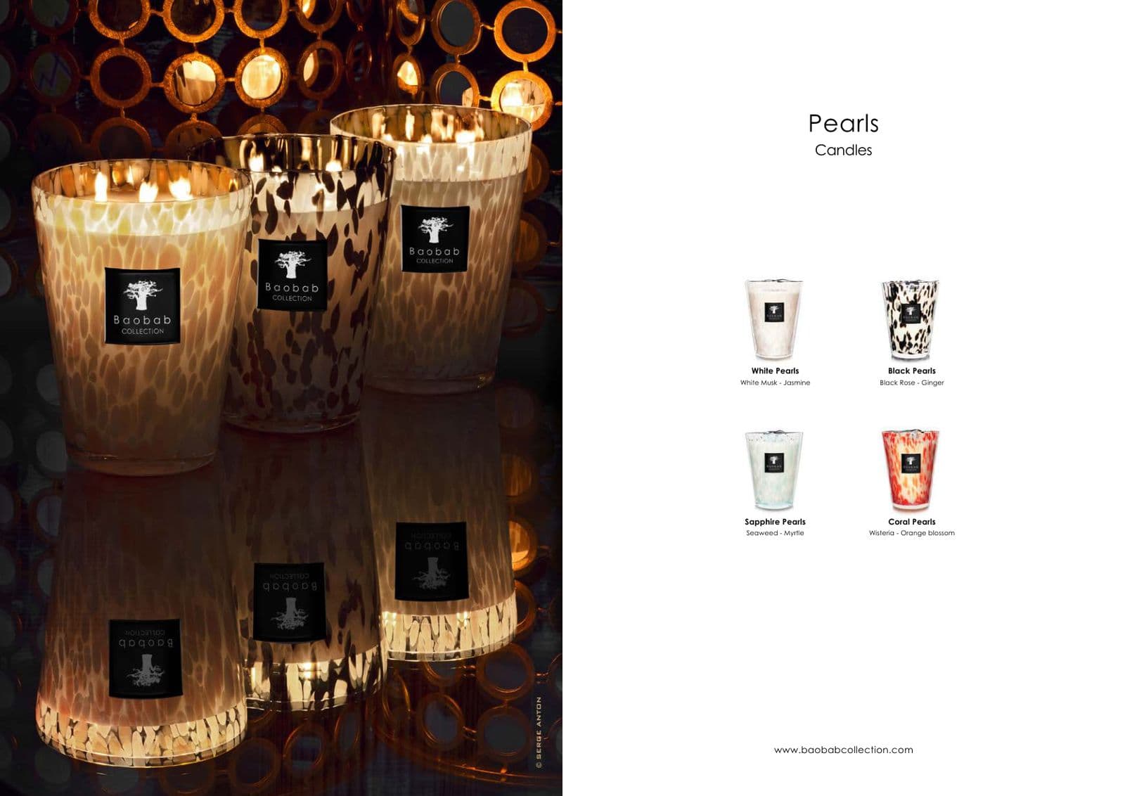 Baobab Beach Club South Beach Candle — Baobab Collection luxury furniture at Gloria, Iraq