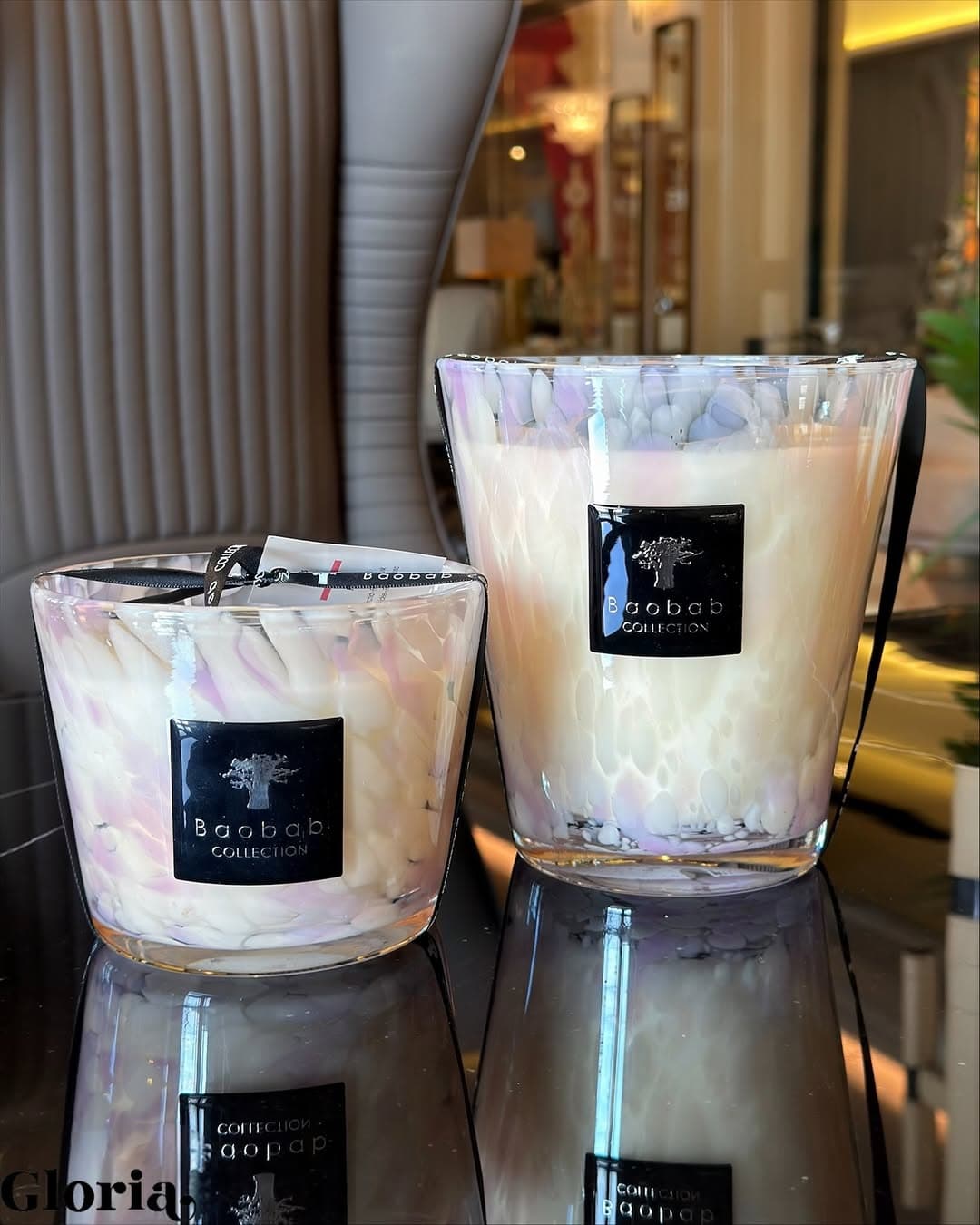 Baobab Marble Candle — Baobab Collection luxury furniture at Gloria, Iraq