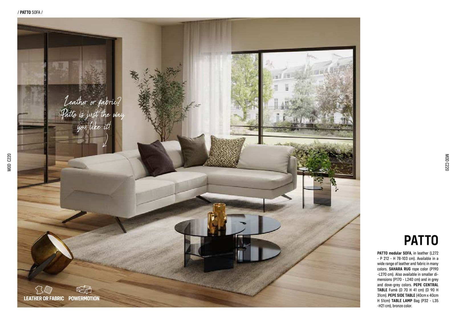 Natuzzi Patto Modular Sofa — Natuzzi luxury furniture at Gloria, Iraq