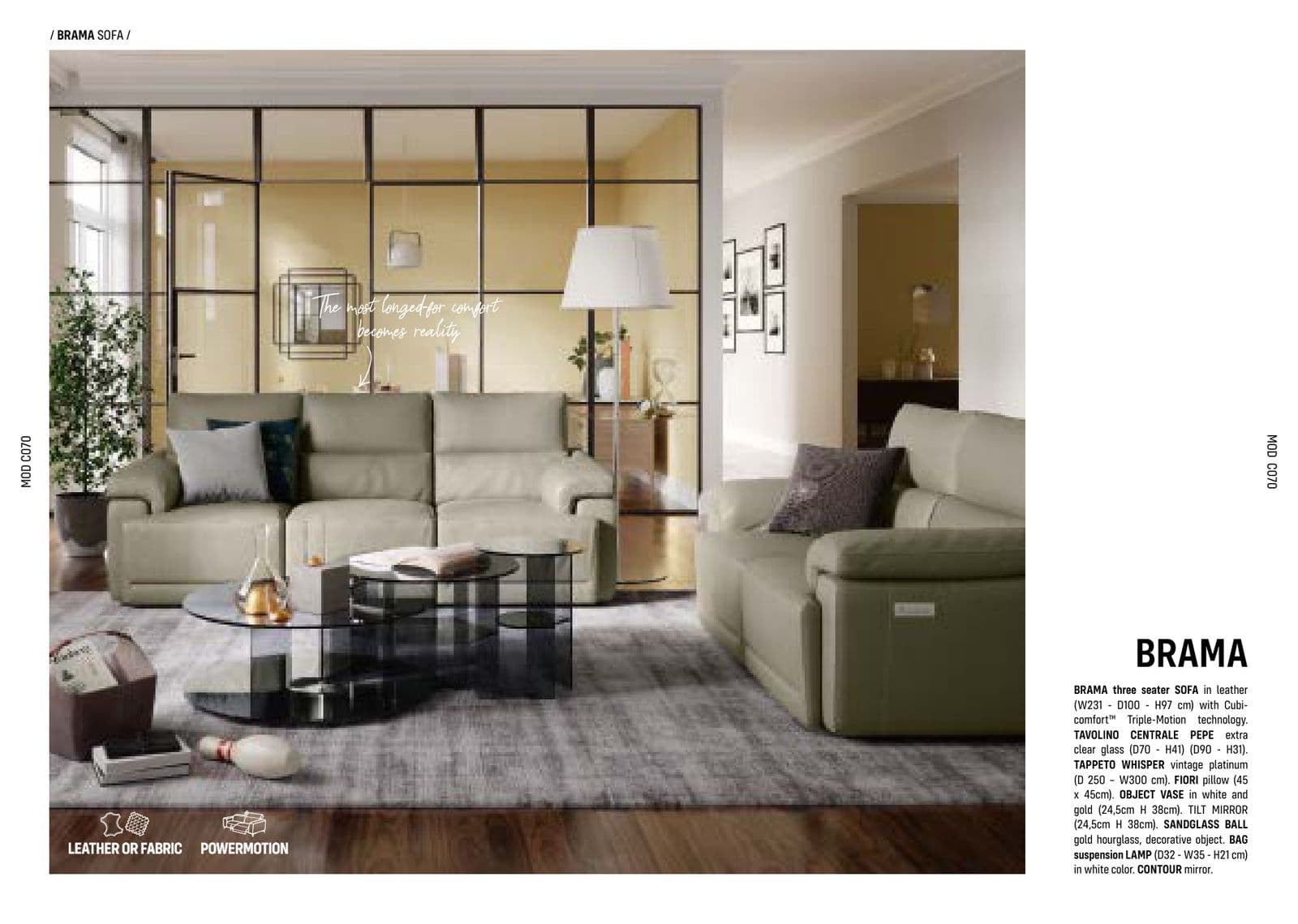 Natuzzi Tempo TV Unit — Natuzzi luxury furniture at Gloria, Iraq