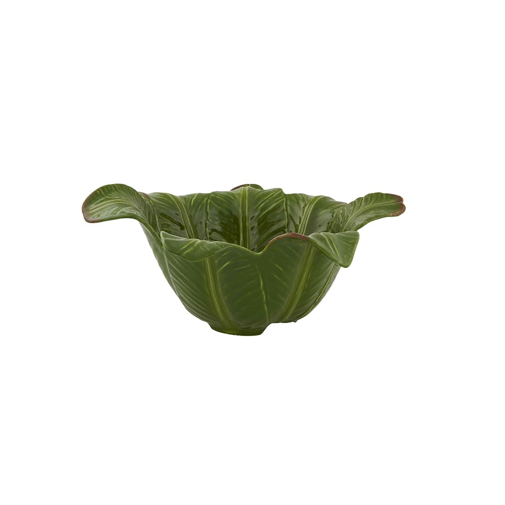 Banana from Madeira Large Salad Bowl 37 cm — Bordallo Pinheiro luxury furniture at Gloria, Iraq