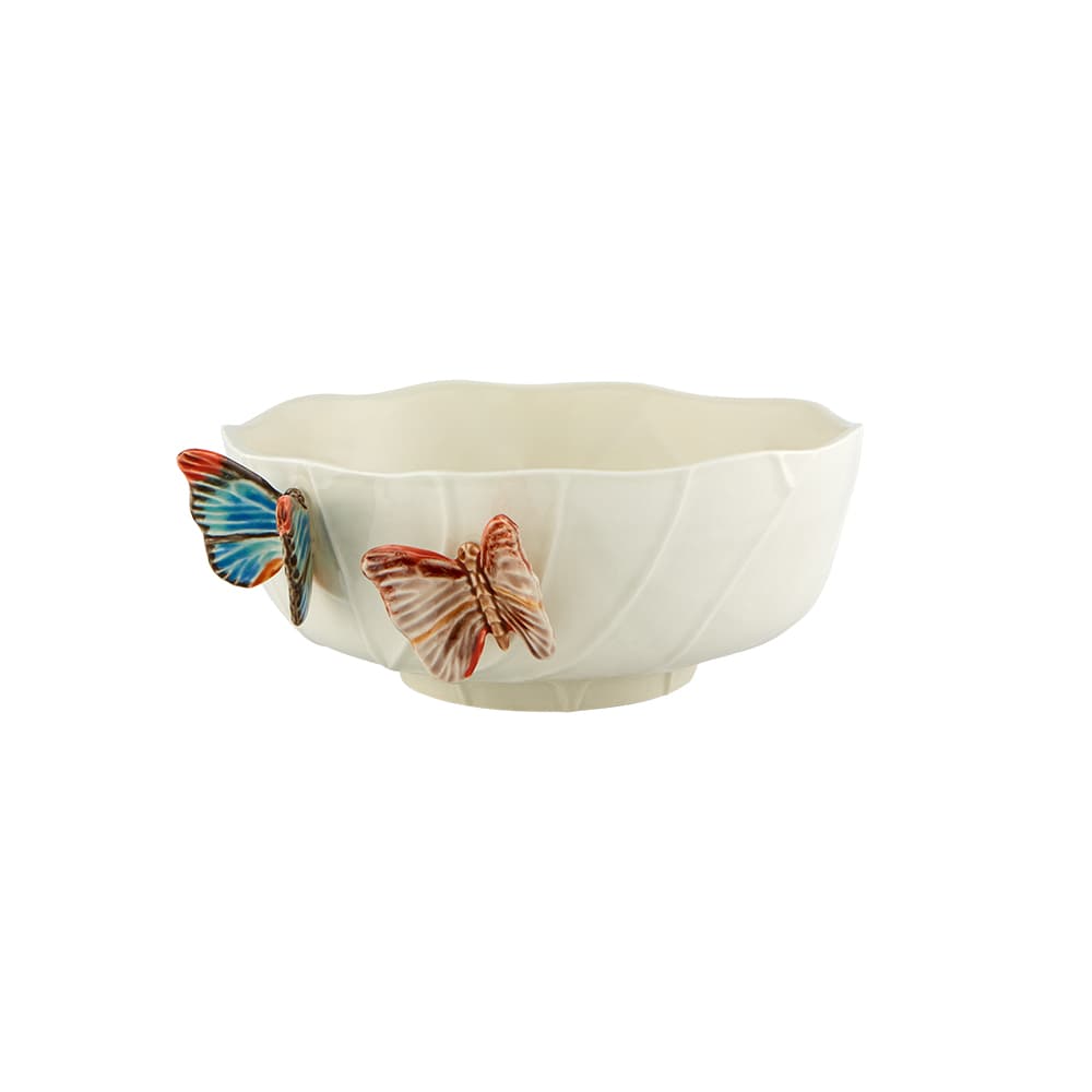 Cloudy Butterflies Large Salad Bowl 4 L — Bordallo Pinheiro luxury furniture at Gloria, Iraq