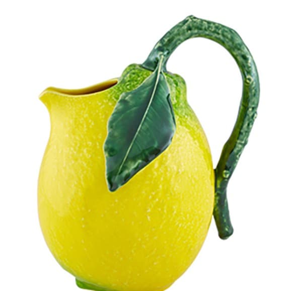Lemon Pitcher 25 cm — Bordallo Pinheiro luxury furniture at Gloria, Iraq