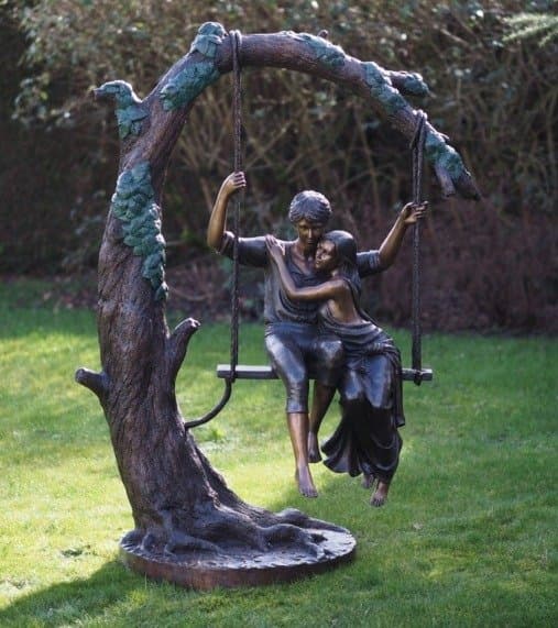Couple On Swing — Bronzartes luxury furniture at Gloria, Iraq