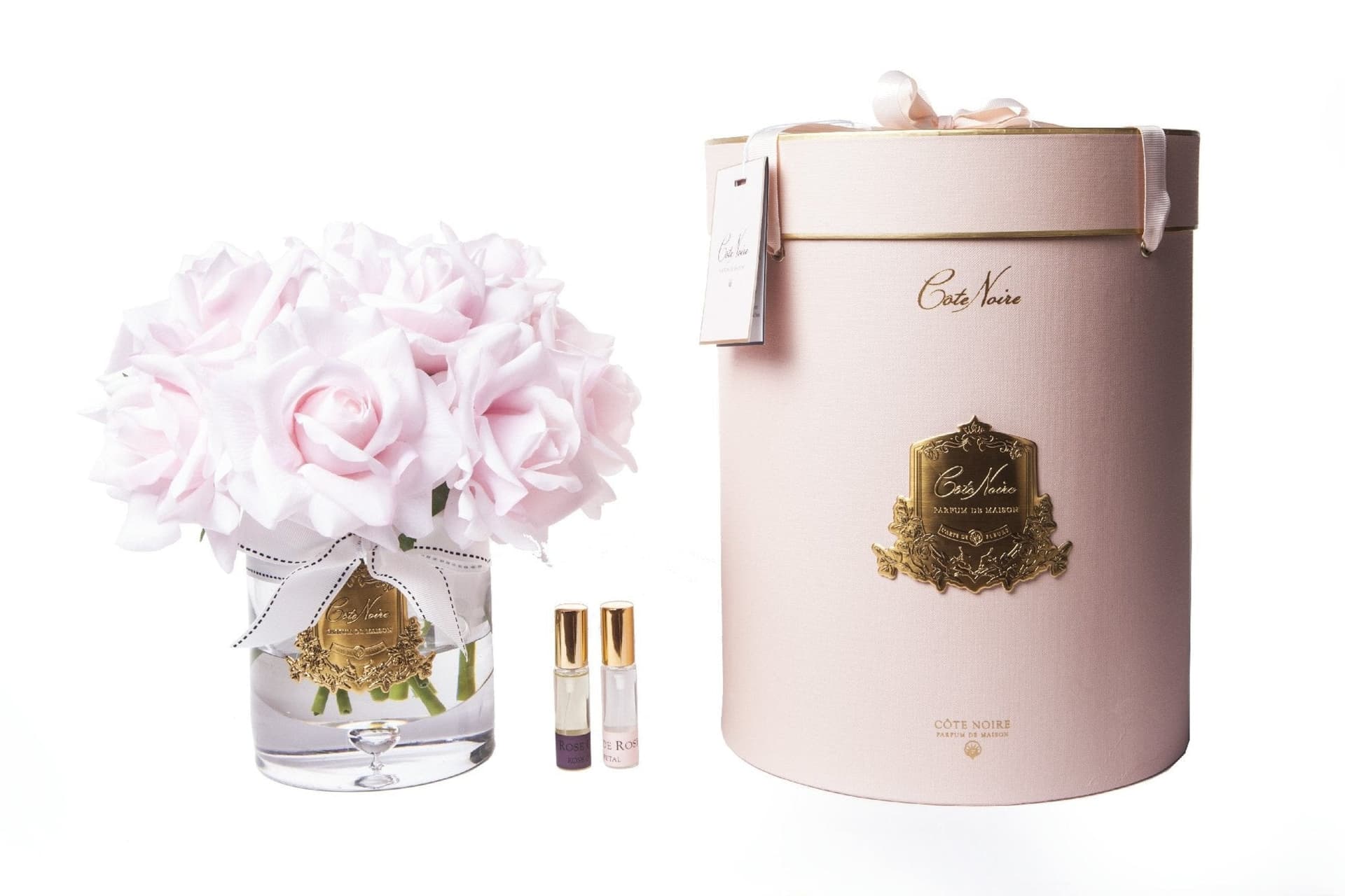 Grand Bouquet — French Pink with Gold Badge — Cote Noire luxury furniture at Gloria, Iraq