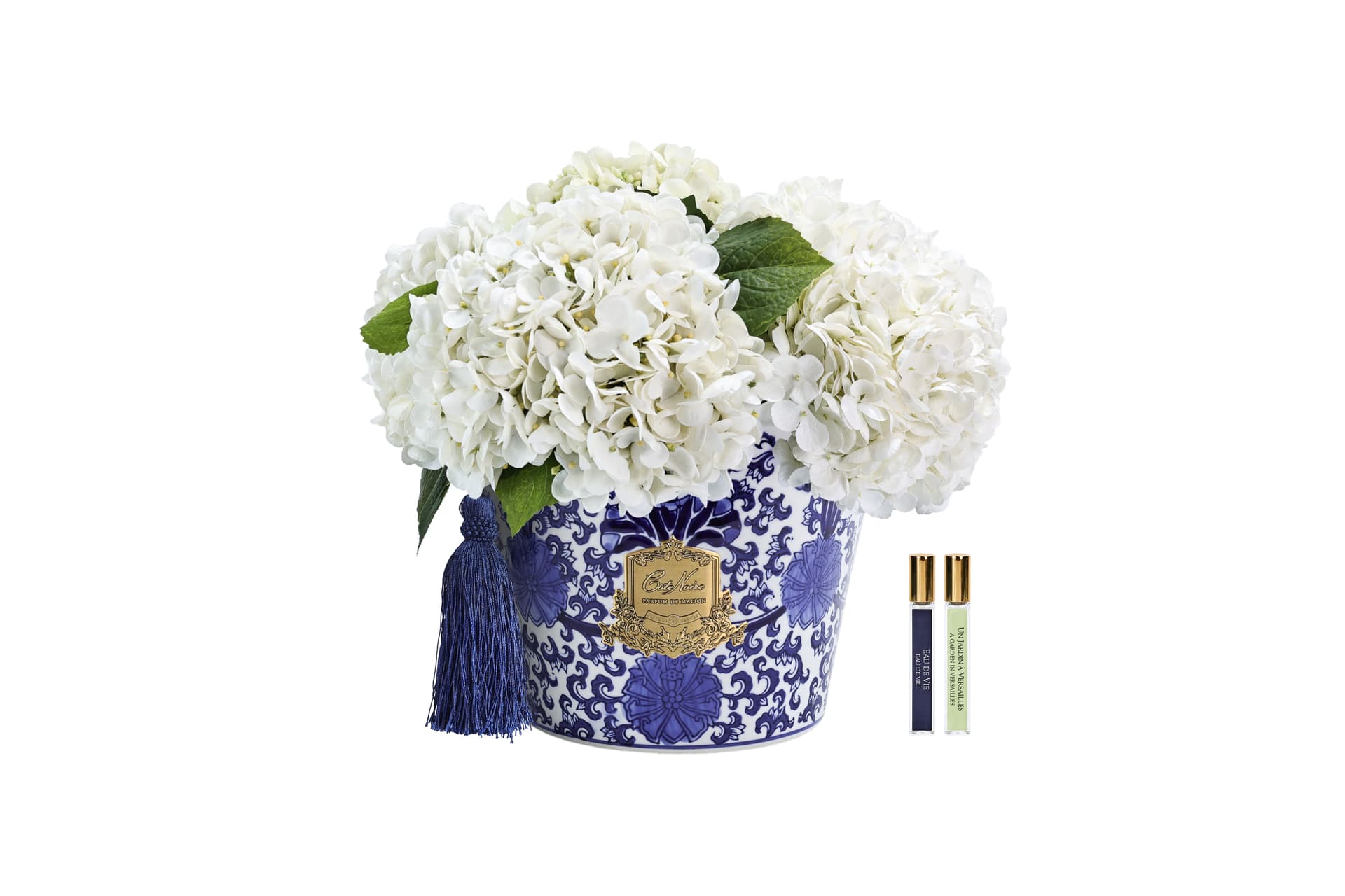 Oriental Hydrangeas — Ivory (Small) — Cote Noire luxury furniture at Gloria, Iraq