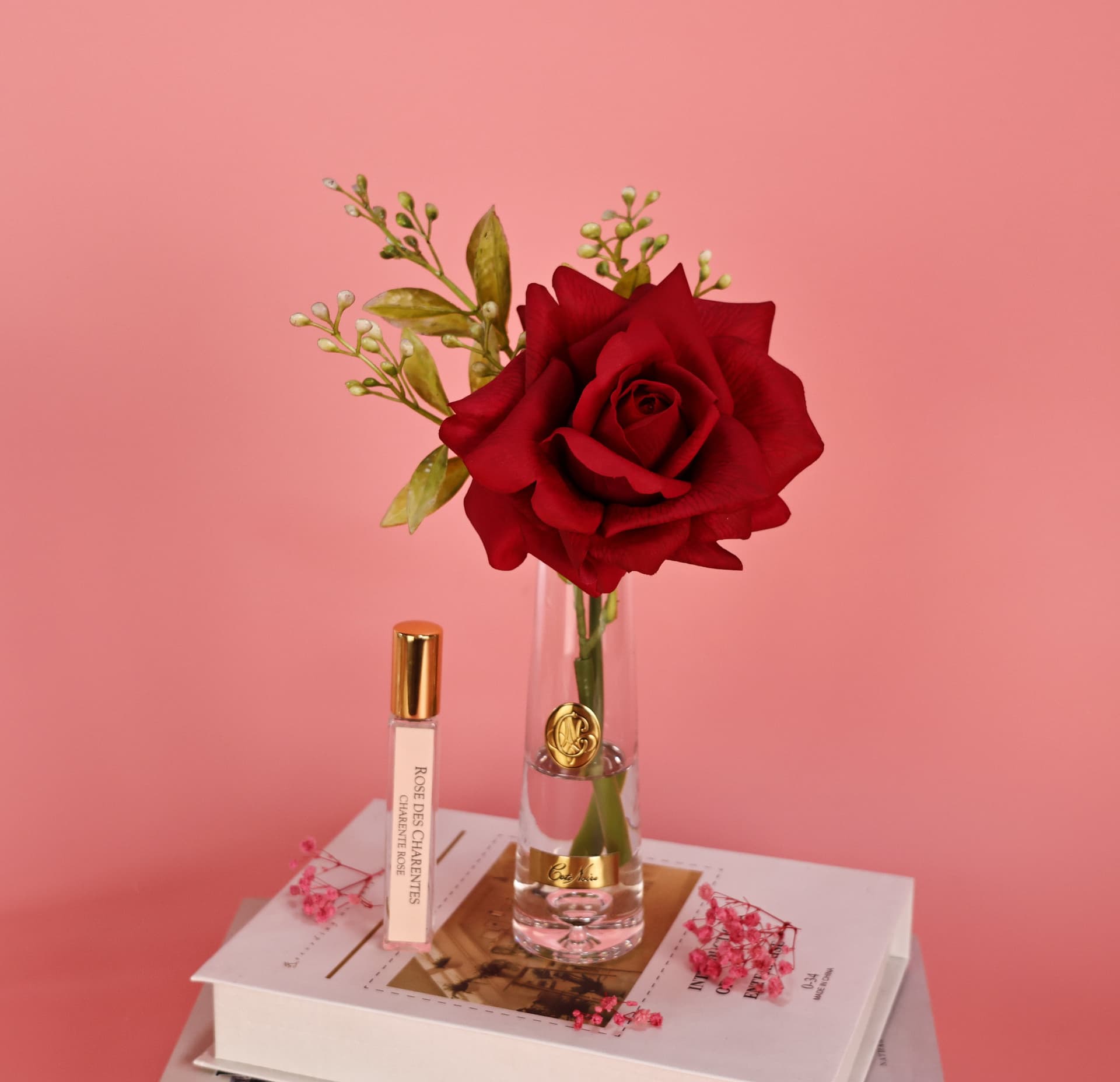 Summer Rose — Red with Gold Badge thumbnail 2