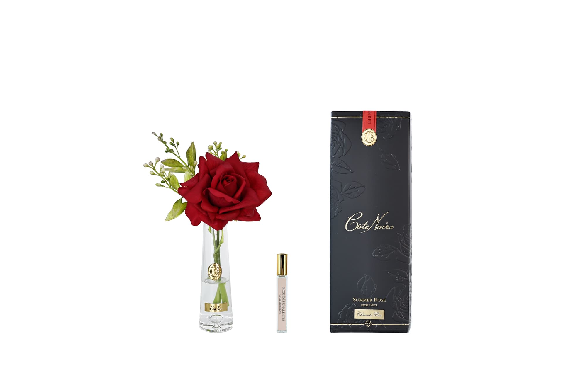 Summer Rose — Red with Gold Badge — Cote Noire luxury furniture at Gloria, Iraq