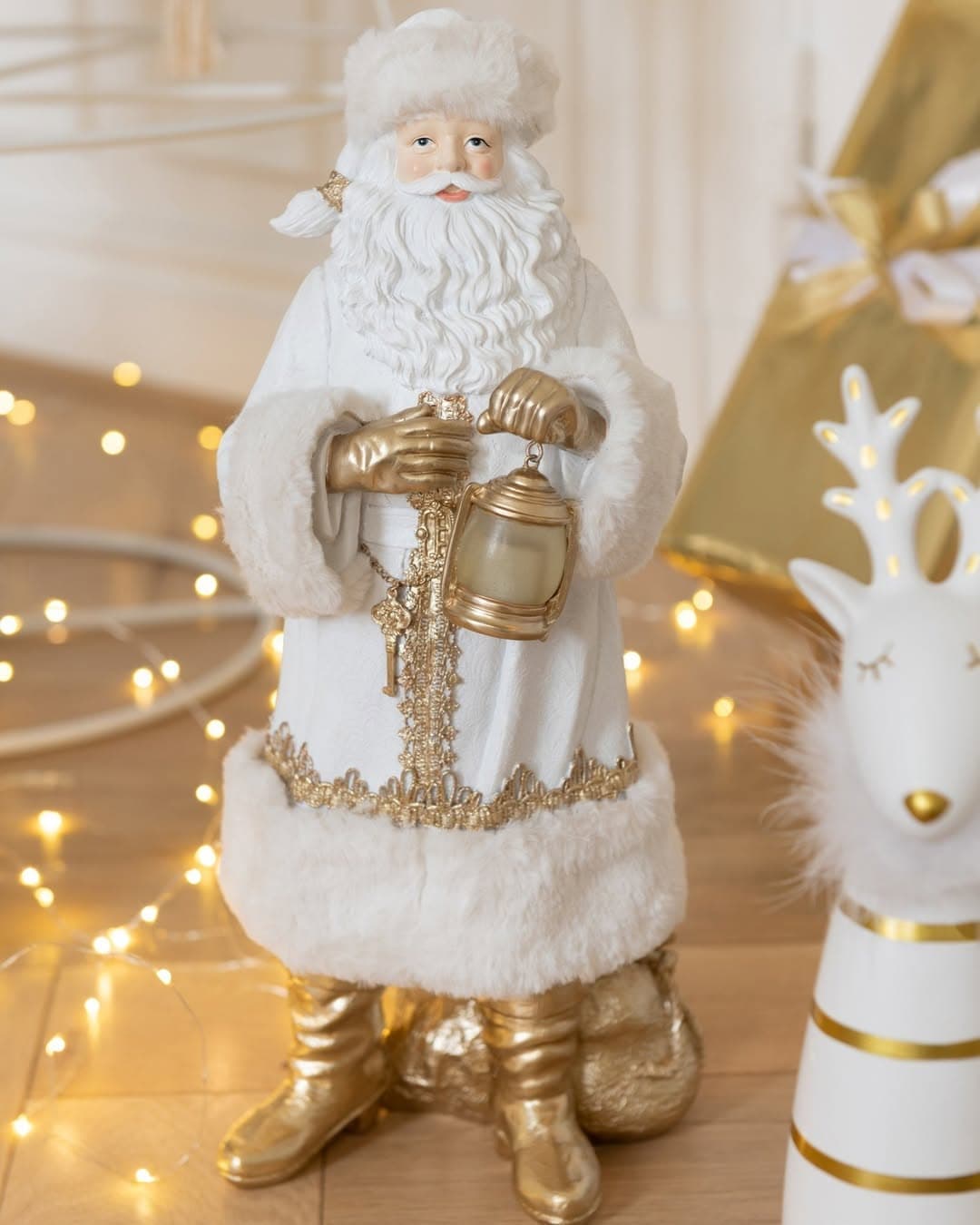 Gold Santa Figurine — Gloria Collection luxury furniture at Gloria, Iraq