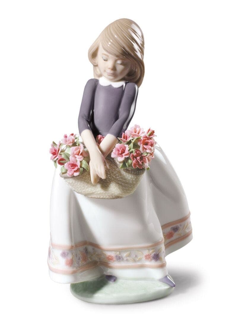 May Flowers Girl Figurine. Special Version thumbnail 2