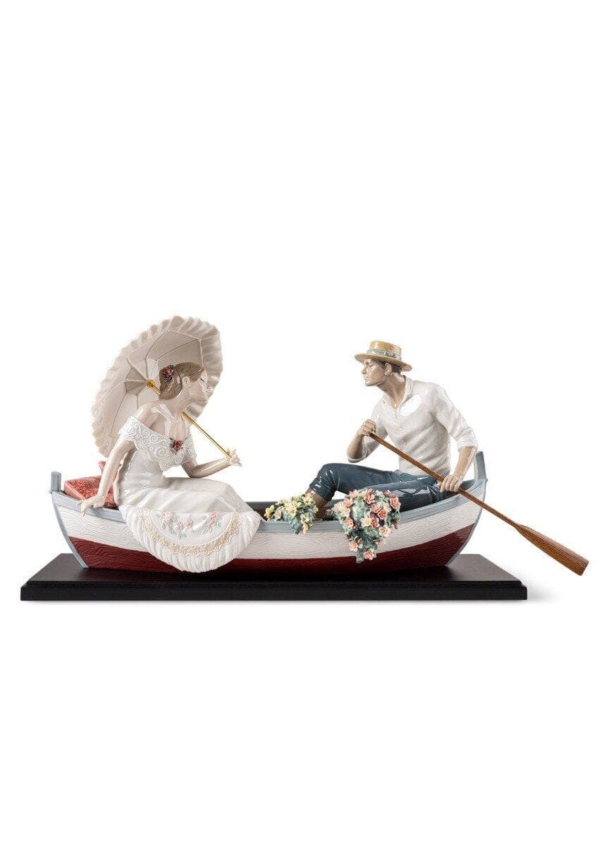 Romance on the Lake Sculpture. Limited Edition thumbnail 4