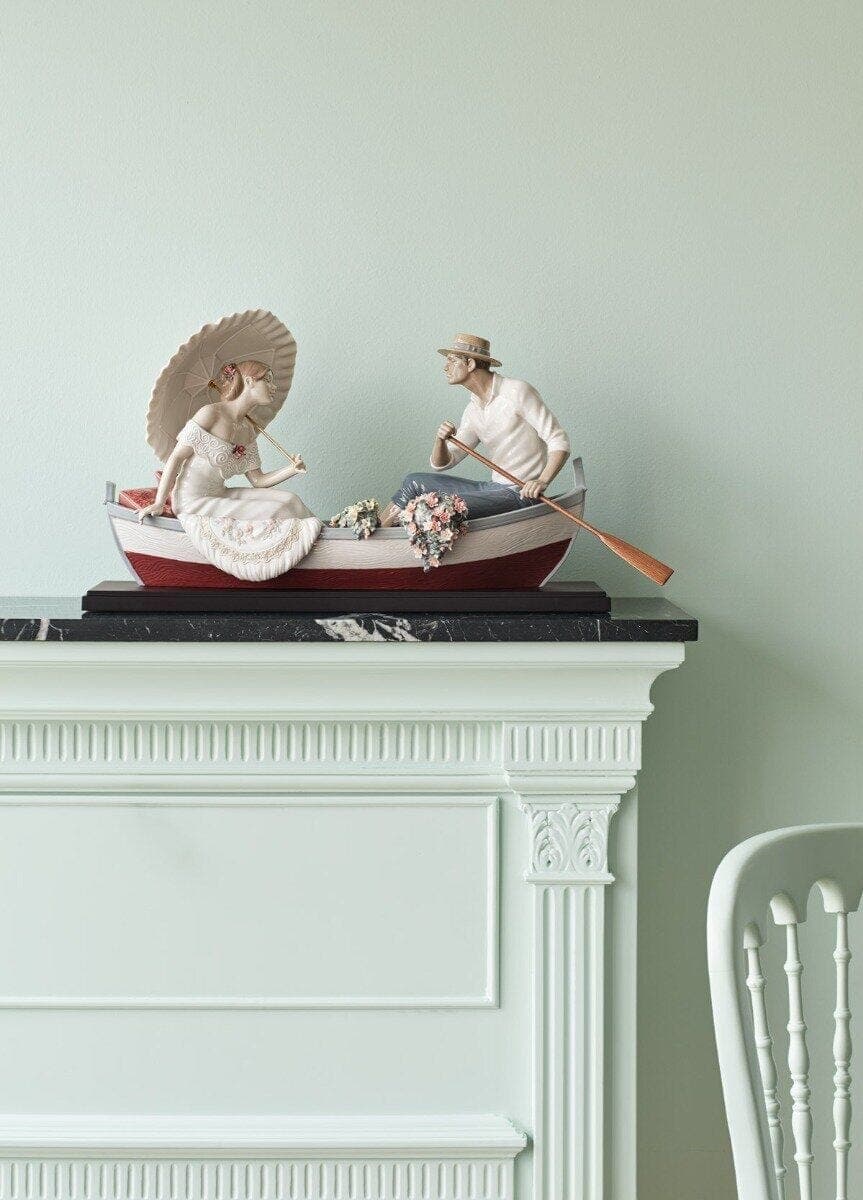 Romance on the Lake Sculpture. Limited Edition thumbnail 5