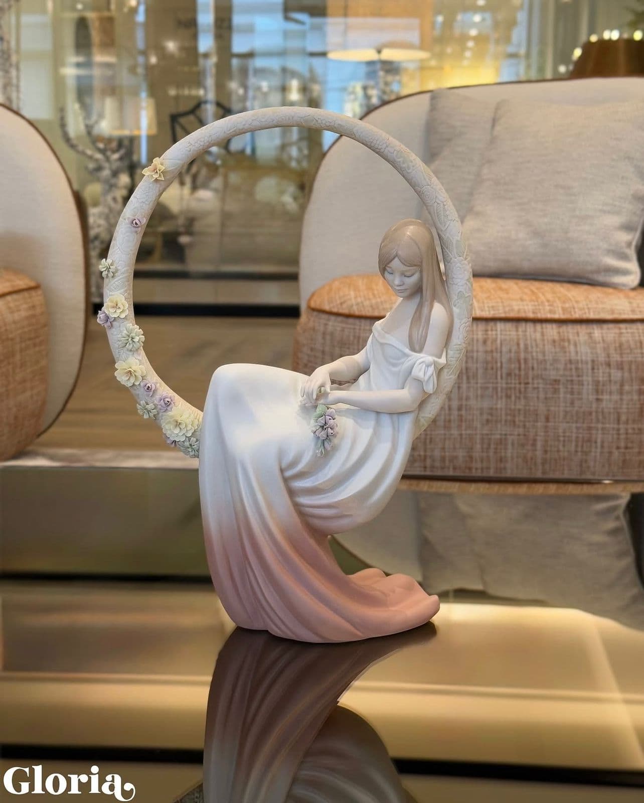 Comforting Dreams Girl Figurine — Lladró luxury furniture at Gloria, Iraq