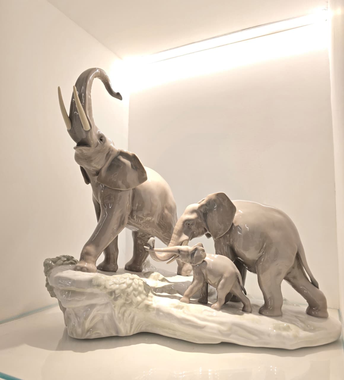 Leading The Way Elephants Sculpture — Lladró luxury furniture at Gloria, Iraq