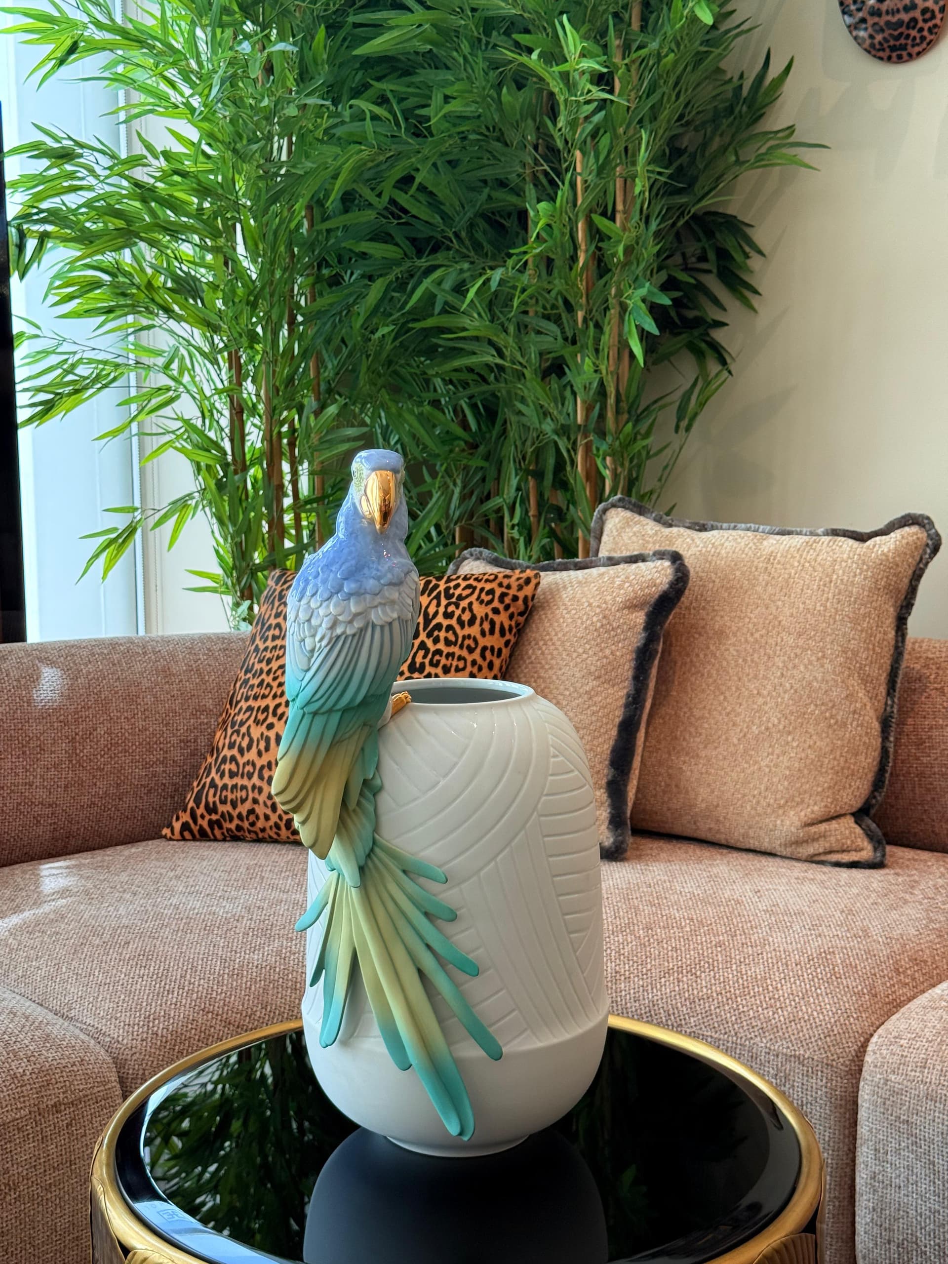Macaw Bird Vase thumbnail 3
