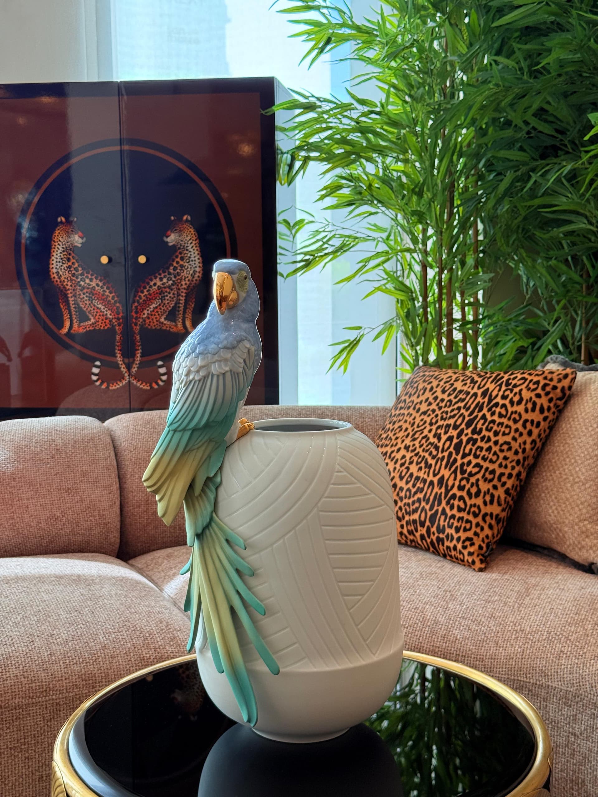 Macaw Bird Vase — image 1