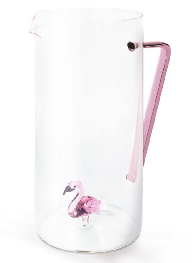 Borosilicate Glass Carafe 1.2 L with Glass Figurine thumbnail 4