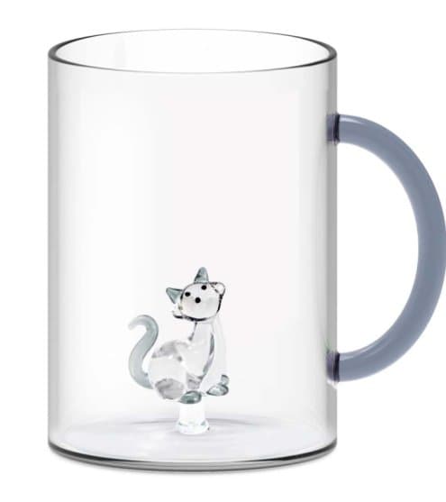 Borosilicate Glass Mug 420 ml with Glass Figurine thumbnail 2