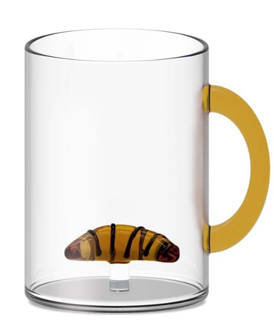 Borosilicate Glass Mug 420 ml with Glass Figurine thumbnail 6