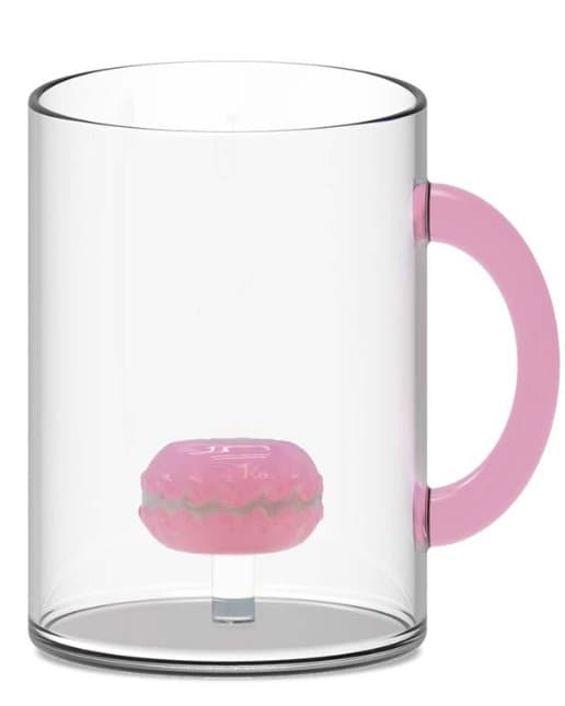 Borosilicate Glass Mug 420 ml with Glass Figurine thumbnail 7