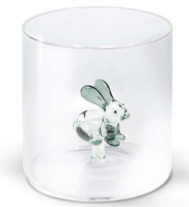 Borosilicate Glass Tumbler 250 ml with Glass Figurine thumbnail 2