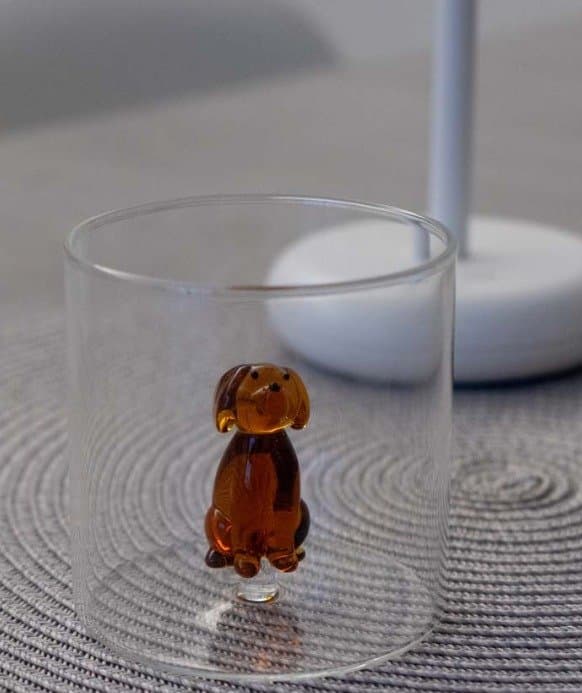 Borosilicate Glass Tumbler 250 ml with Glass Figurine thumbnail 21