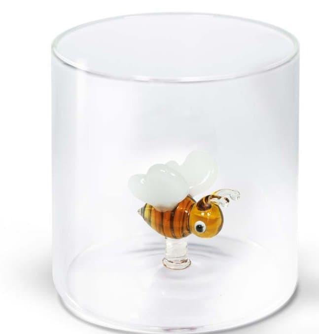 Borosilicate Glass Tumbler 250 ml with Glass Figurine — image 1