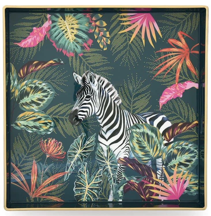 Polypropylene Tray 33 x 33 cm — Sauvage Zebra — image 1