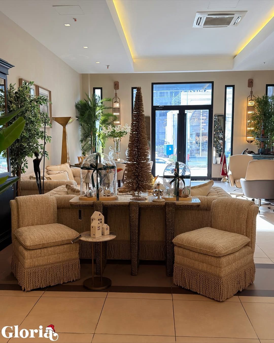 Gloria Holiday Entrance Display — luxury furniture at Gloria, Iraq