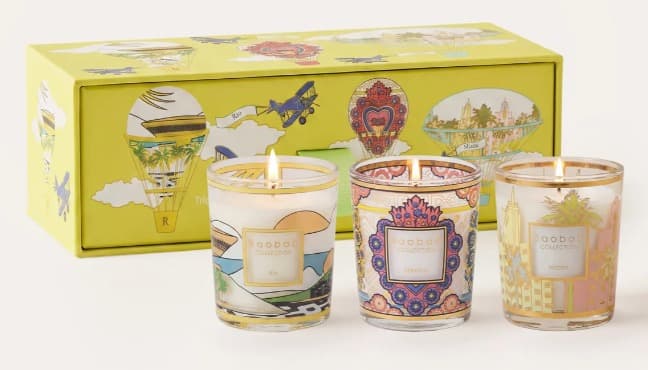 Trio Travel Candles Rio Mexico Miami — Baobab Collection luxury furniture at Gloria, Iraq