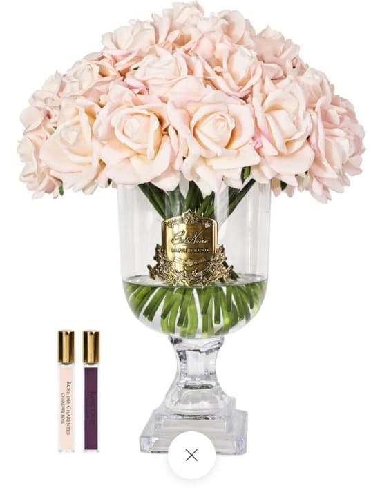 Versailles French Rose Bouquet — French Pink with Gold Badge — Cote Noire luxury furniture at Gloria, Iraq