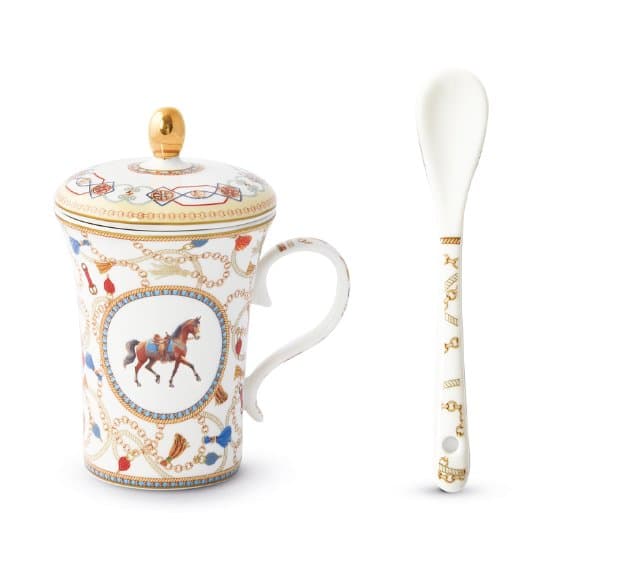 Porcelain Infuser Set 300 ml — Cheval — Pozzi Milano luxury furniture at Gloria, Iraq