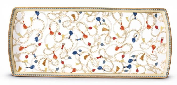 New Bone China Serving Platter 35 x 15 cm — Cheval — image 1